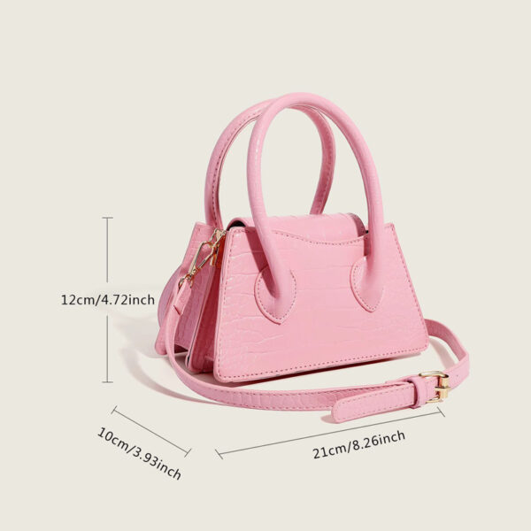 Dopamine Bag Simple Western Style Portable Messenger Bag - Image 9