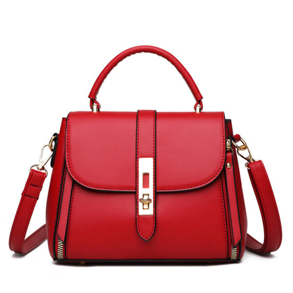 Women's Shoulder Bag Soft Leather Portable Messenger Bag - Image 8