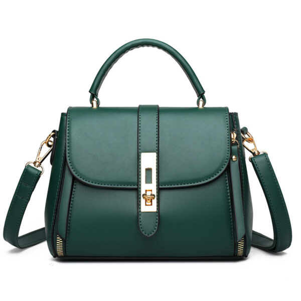 Women's Shoulder Bag Soft Leather Portable Messenger Bag - Image 3