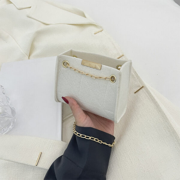 Women's Fashion Korean Style Environmental Protection Shoulder Messenger Lunch Small Square Bag - Image 2