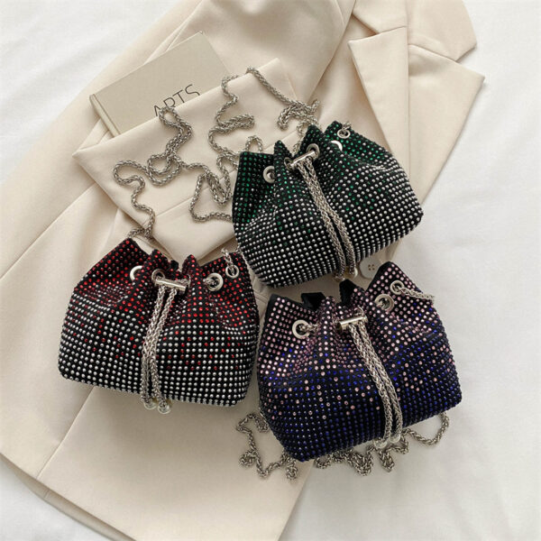New Light Diamond Shoulder Crossbody Bag - Image 7