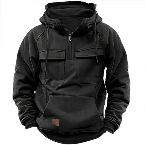 Men's Solid Color Casual Sweatshirt - Image 8