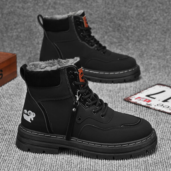 Men's Fashion British Style High-top Martin Boots - Image 6