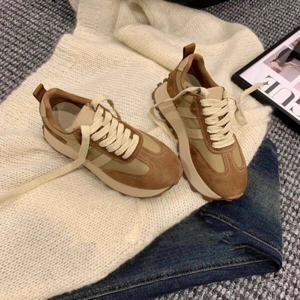 Thick Bottom Color Matching All-matching Casual Sports Dad Shoes - Image 6