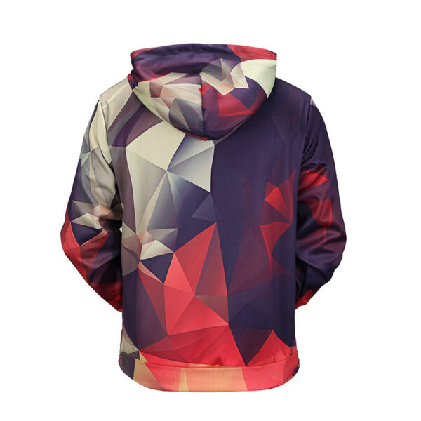 Slip Pocket Hooded Hip Hop Sweater Men - Image 3