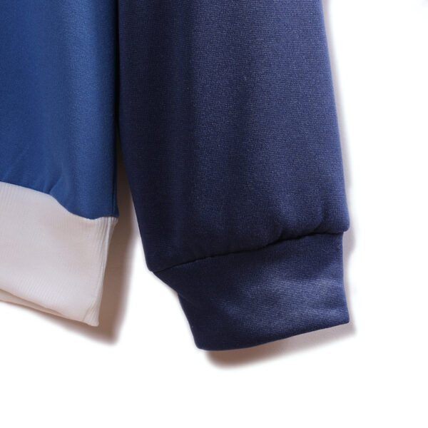 Casual Men's Loose Stitching Hooded Pullover Sweater - Image 2