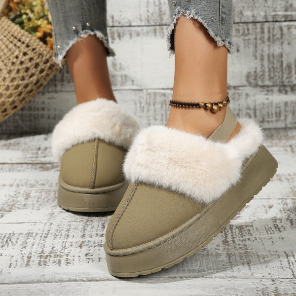 Autumn And Winter New Ladies Platform Cotton-padded Boots - Image 8