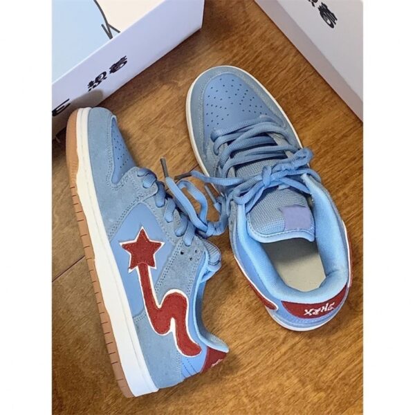Couple Casual Shoes Ins Trendy Niche Color Matching Meteor Board Shoes For Women - Image 5