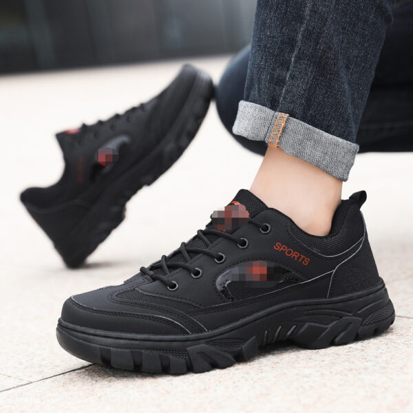 Plus Size Men's Comfortable Breathable Casual Shoes Lace-up - Image 7