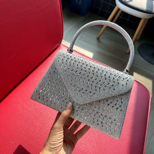 Ladies Hand Bag New Rhinestone Dinner - Image 6
