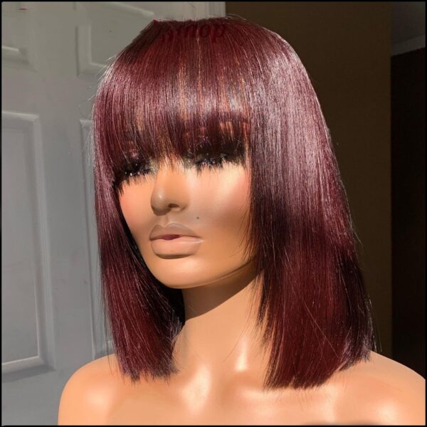 Bangs Short Hair Wig Breathable And Natural - Image 3