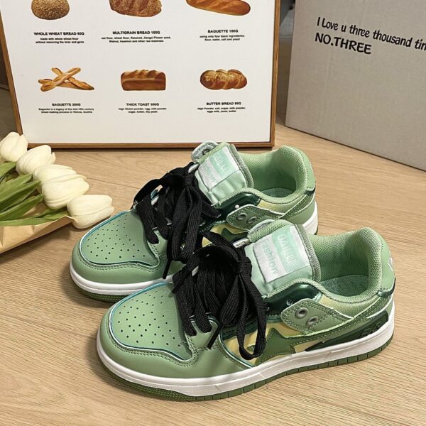 Winter Retro Shoes Women Couple's Breathable Rubber Sneaker - Image 4
