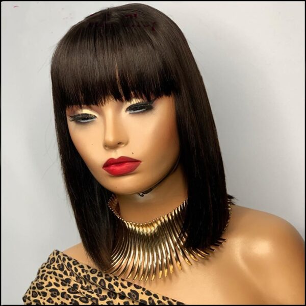 Bangs Short Hair Wig Breathable And Natural - Image 4