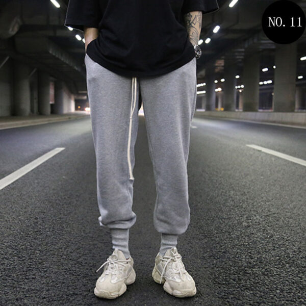 Men's Casual Sports Trousers Slim-Fit Trend Long Pants - Image 2