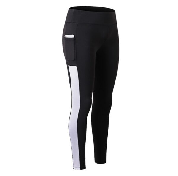 Women Yoga Pant With Pocket Tights Energy Seamless Sports Pants For Women High Waist Sport Leggings Fitness Running Pants Women - Image 3