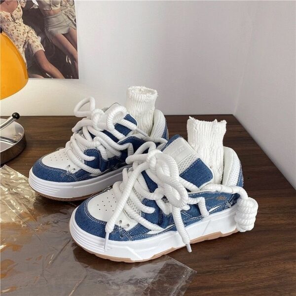 Female Dad Shoes Versatile Student Casual Platform Height Increasing