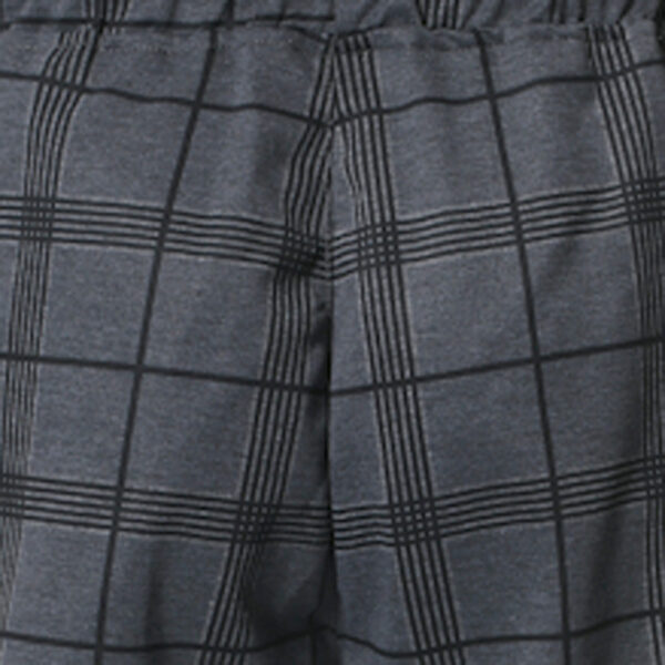 Micro-elastic plaid pants - Image 3