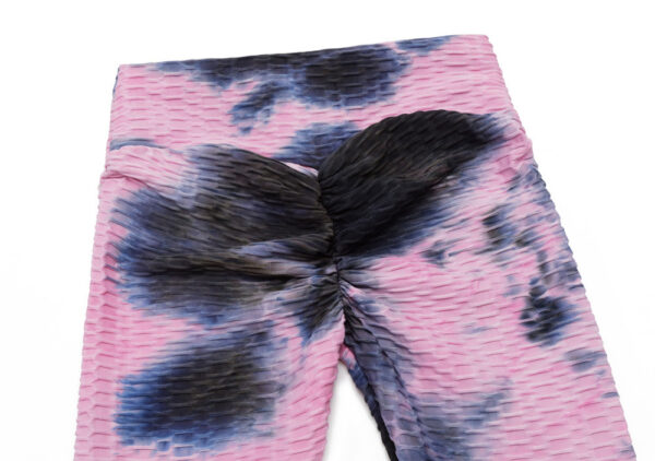 Yoga Jacquard Tie-Dye Yoga Clothes Bubble Yoga Pants - Image 2