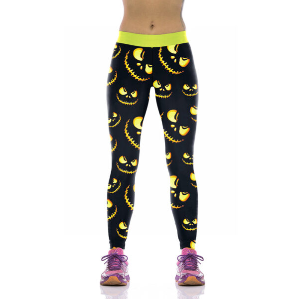 Fashion Women Leggings Trousers Leggings Hip Sports Pants - Image 2