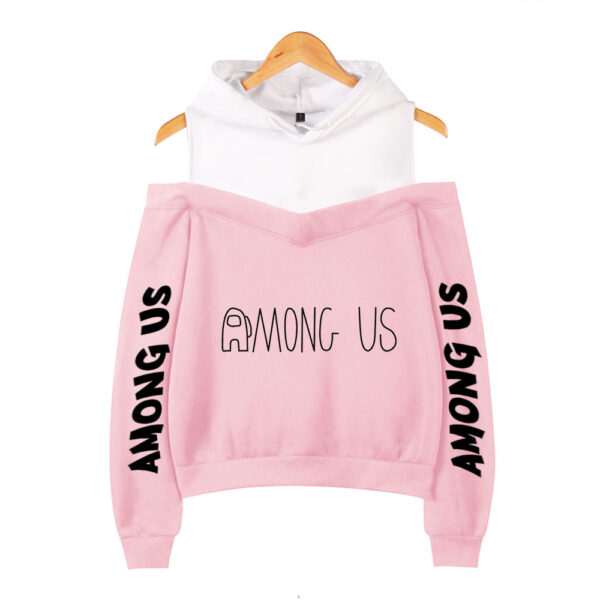 Linyue Clothing Strapless Long-Sleeved Hooded Sweater For Men And Women - Image 3