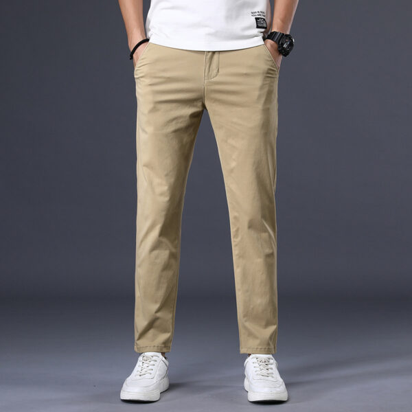 New Style Casual Pants Men's Trousers Spring And Summer Slim Straight Thin Long Pants - Image 8