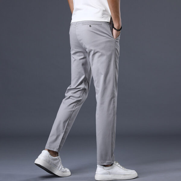 New Style Casual Pants Men's Trousers Spring And Summer Slim Straight Thin Long Pants - Image 3
