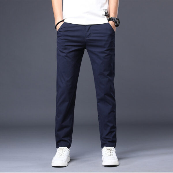 New Style Casual Pants Men's Trousers Spring And Summer Slim Straight Thin Long Pants - Image 6