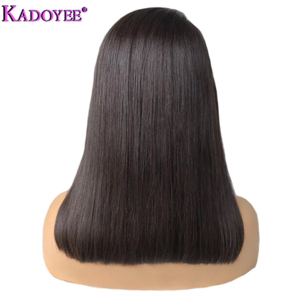 Europe, America, African Wigs,Female Human Hair Wigs, Front Lace Real Wigs - Image 5