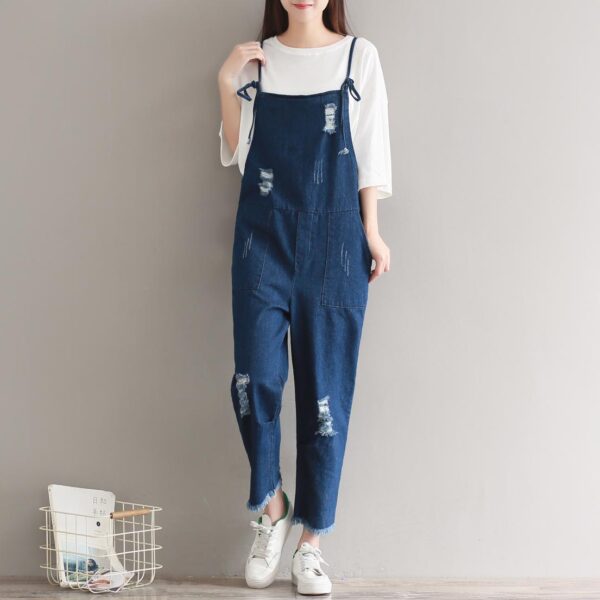 rand Jeans Women Jumpsuit Denim Romper Overalls - Image 5