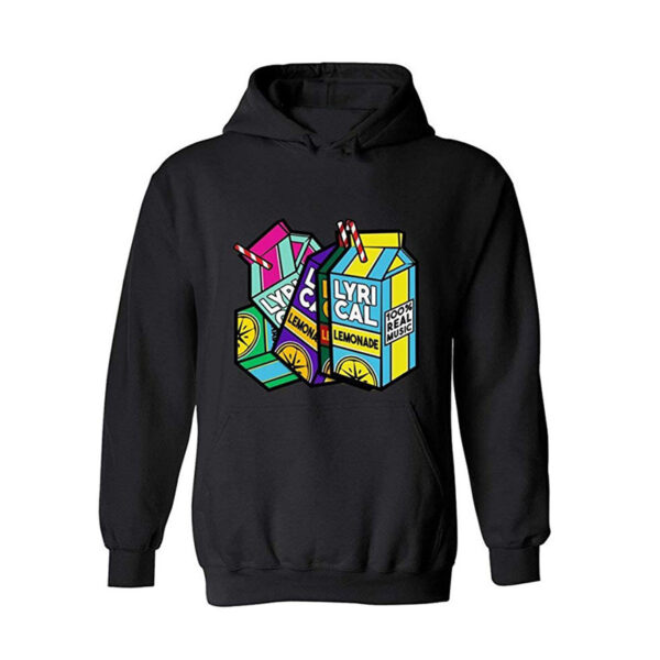 Lyrical Lemonade Lemon Print Europe And The United States Plus Velvet Hooded Sweater Men And Women Hoodies - Image 4