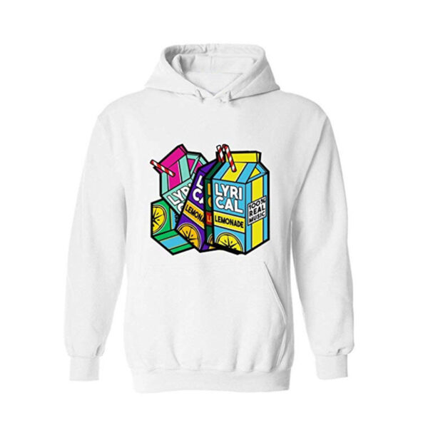 Lyrical Lemonade Lemon Print Europe And The United States Plus Velvet Hooded Sweater Men And Women Hoodies - Image 2