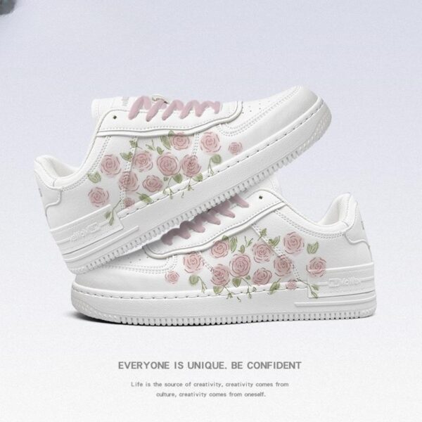 White Shoes Girls' Sneakers Autumn New - Image 8
