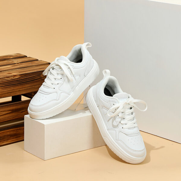 Fashionable All-match White Shoes Comfortable And Breathable - Image 4