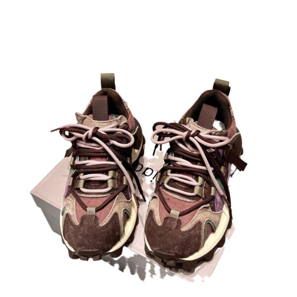 Women's Retro Thick Soled High Gloss Sports Shoes - Image 6