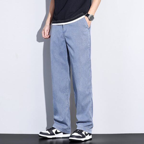 Casual Straight Men's Versatile Jeans - Image 4