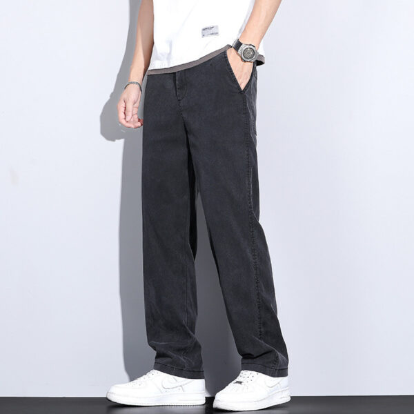 Casual Straight Men's Versatile Jeans - Image 5