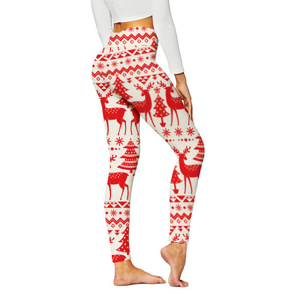 Christmas Pattern Yoga Pants Digital Printed - Image 10