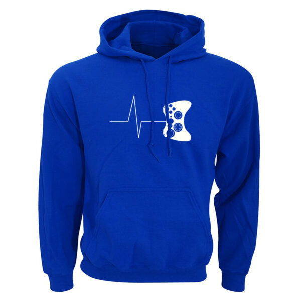 Casual Men's Loose Long-sleeved Plus Fleece Sweater - Image 2