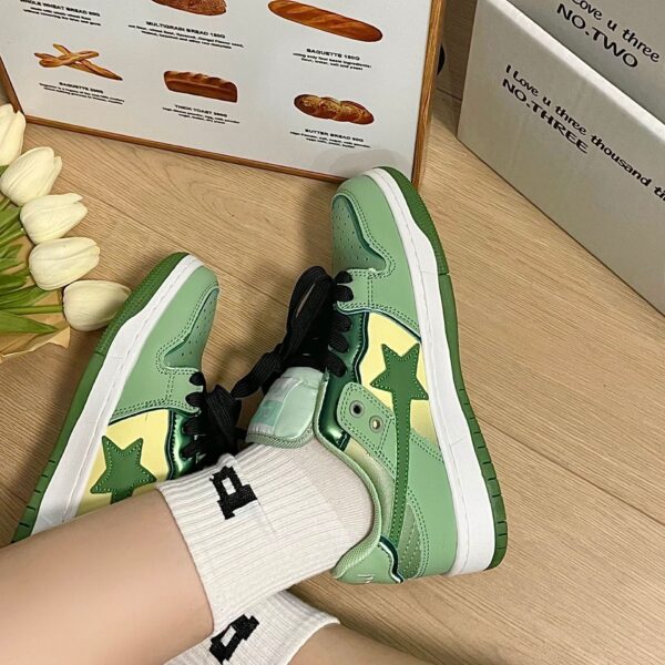 Winter Retro Shoes Women Couple's Breathable Rubber Sneaker - Image 7