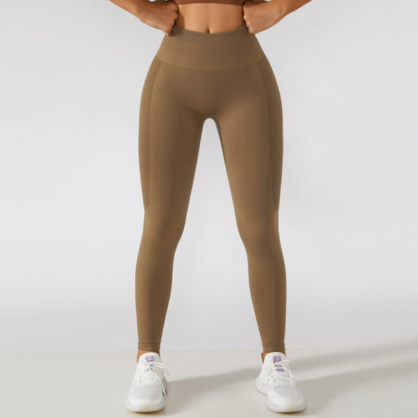 High Waist Workout Hip Lifting Sport Tights Running - Image 3