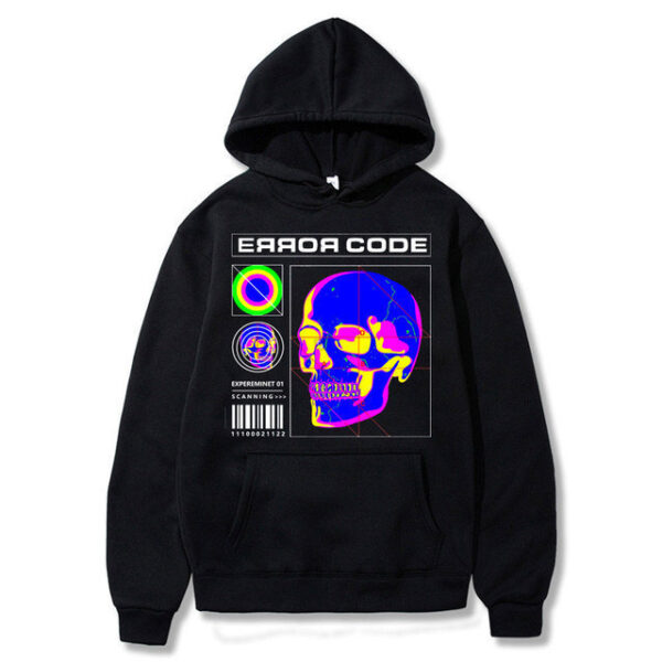 Creative Printing Hooded Men's Sweater - Image 3