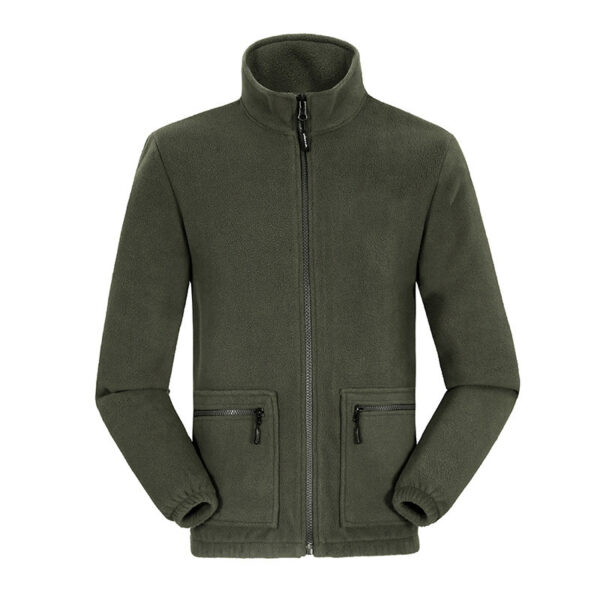 Men's Fleece-lined Thickened Lamb Wool Fleece Jacket - Image 5