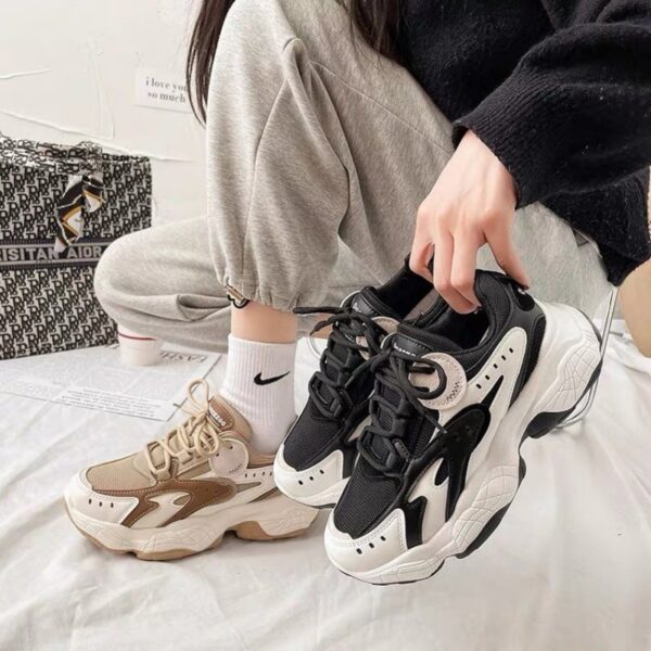 Autumn And Winter New Women's Colorblock Sneakers - Image 6