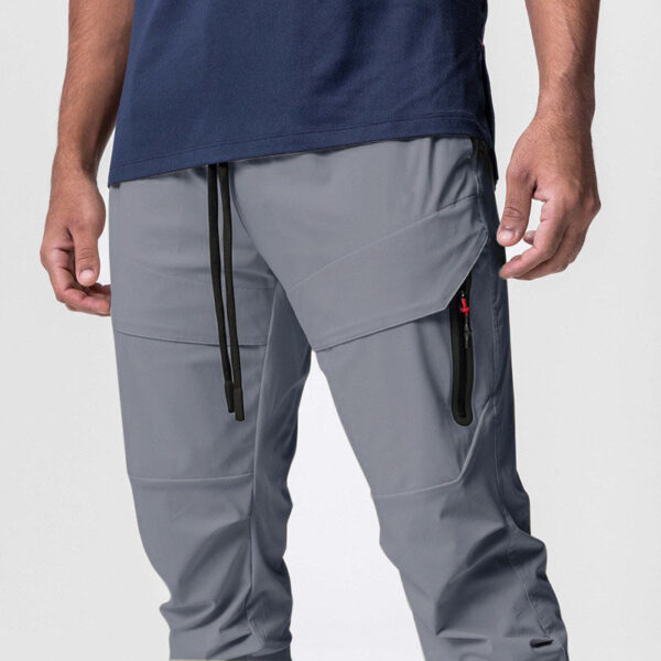 Quick-drying Fitness Trousers High Elastic Ankle-tied Sports Trousers For Men - Image 2
