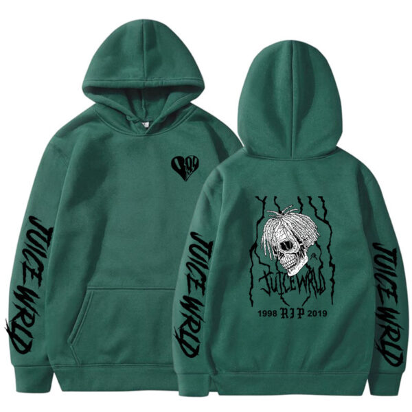 Men's And Women's Printed Loose Hoodie - Image 10