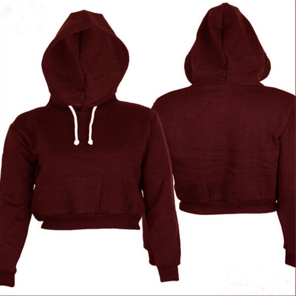 Women Fashion Hoodie Sweatshirt Jumper Sweatershirt - Image 4