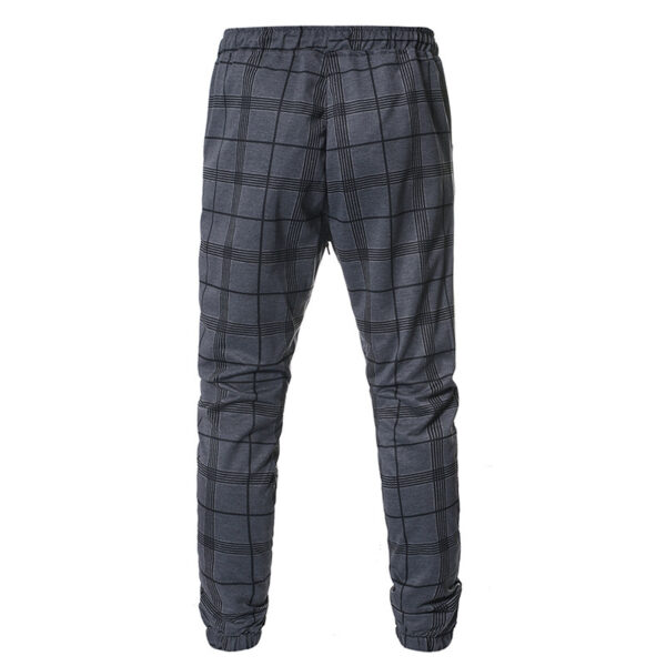 Micro-elastic plaid pants - Image 4