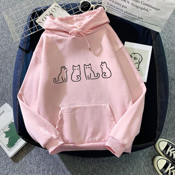 Hoodie Sweater Couple Loose Printed Top - Image 10