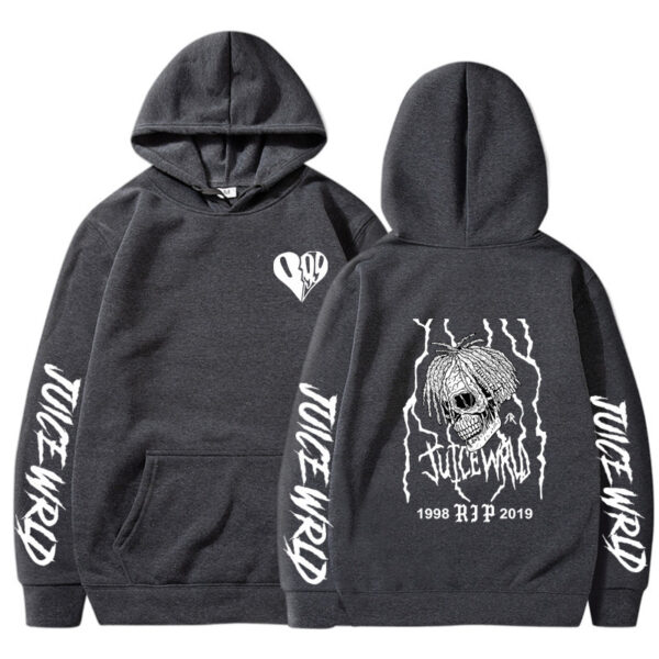 Men's And Women's Printed Loose Hoodie - Image 9