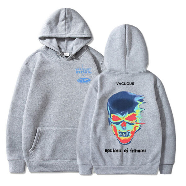Skeleton Thermal Imaging Graphic Print Hoodie Men Women - Image 3